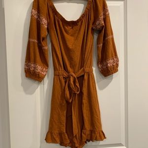 American eagle off the shoulder romper!